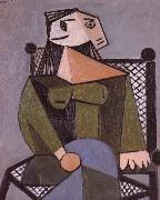 pablo picasso woman in an armcbair oil painting picture wholesale